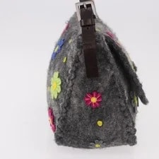 Fendi Floral Mamma Baguette Felt Auth 185390SAM 4