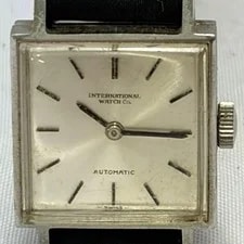IWC — IWC Square Manual Black Leather 30mm Condition — Watch — resale