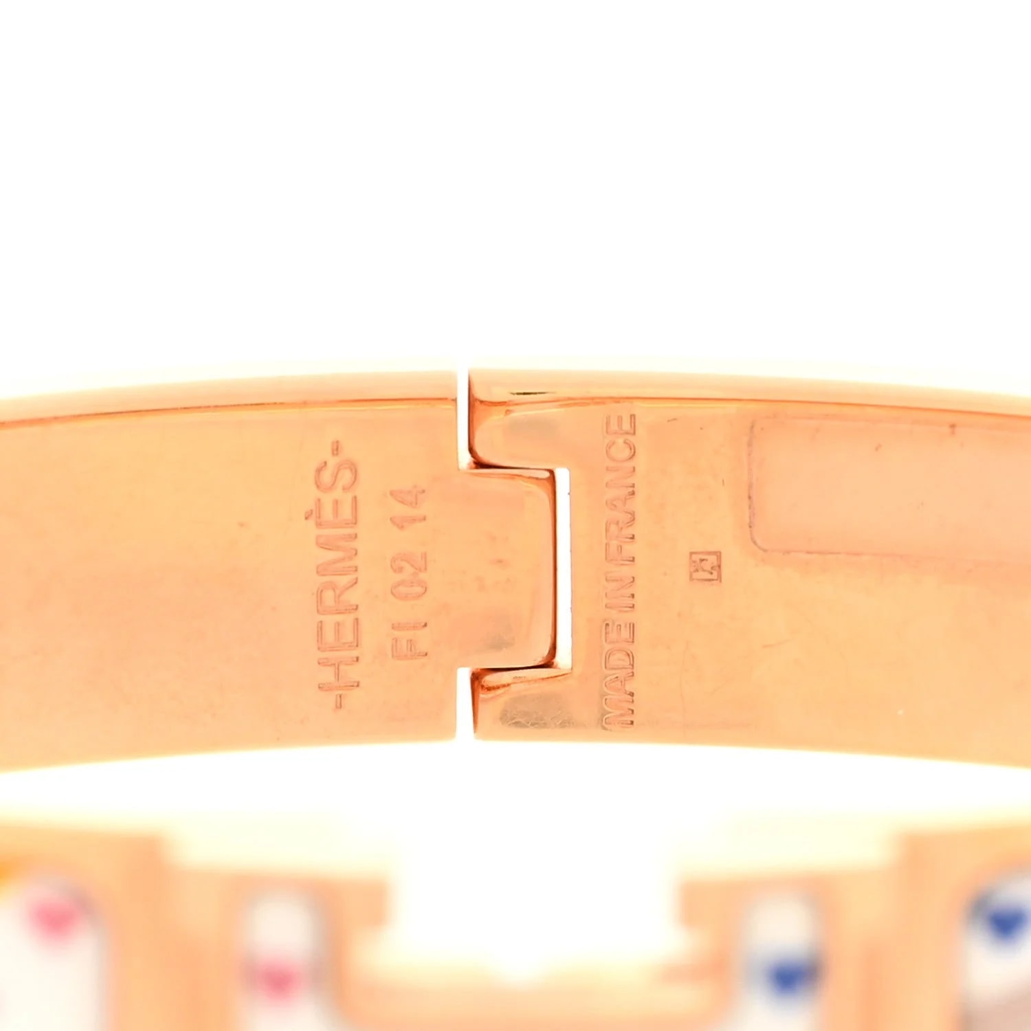 Enamel Narrow Print Brides de Gala Love Clic Clac H Confettis 4