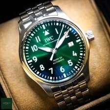 IWC Pilot Mark XX IW328206 40mm Green Dial Stainless Steel Warranty Until 2032 4