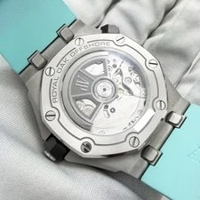 New 2026 Audemars Piguet Royal Oak Offshore Tiffany Blue 15720ST Black Steel B/p 3