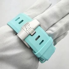 New 2026 Audemars Piguet Royal Oak Offshore Tiffany Blue 15720ST Black Steel B/p 4