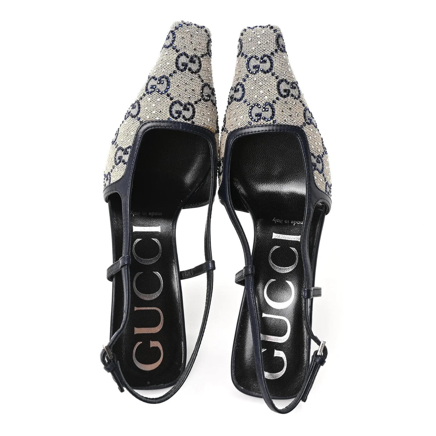 GG Malaga Kid Square G 75mm Slingback 36.5 2