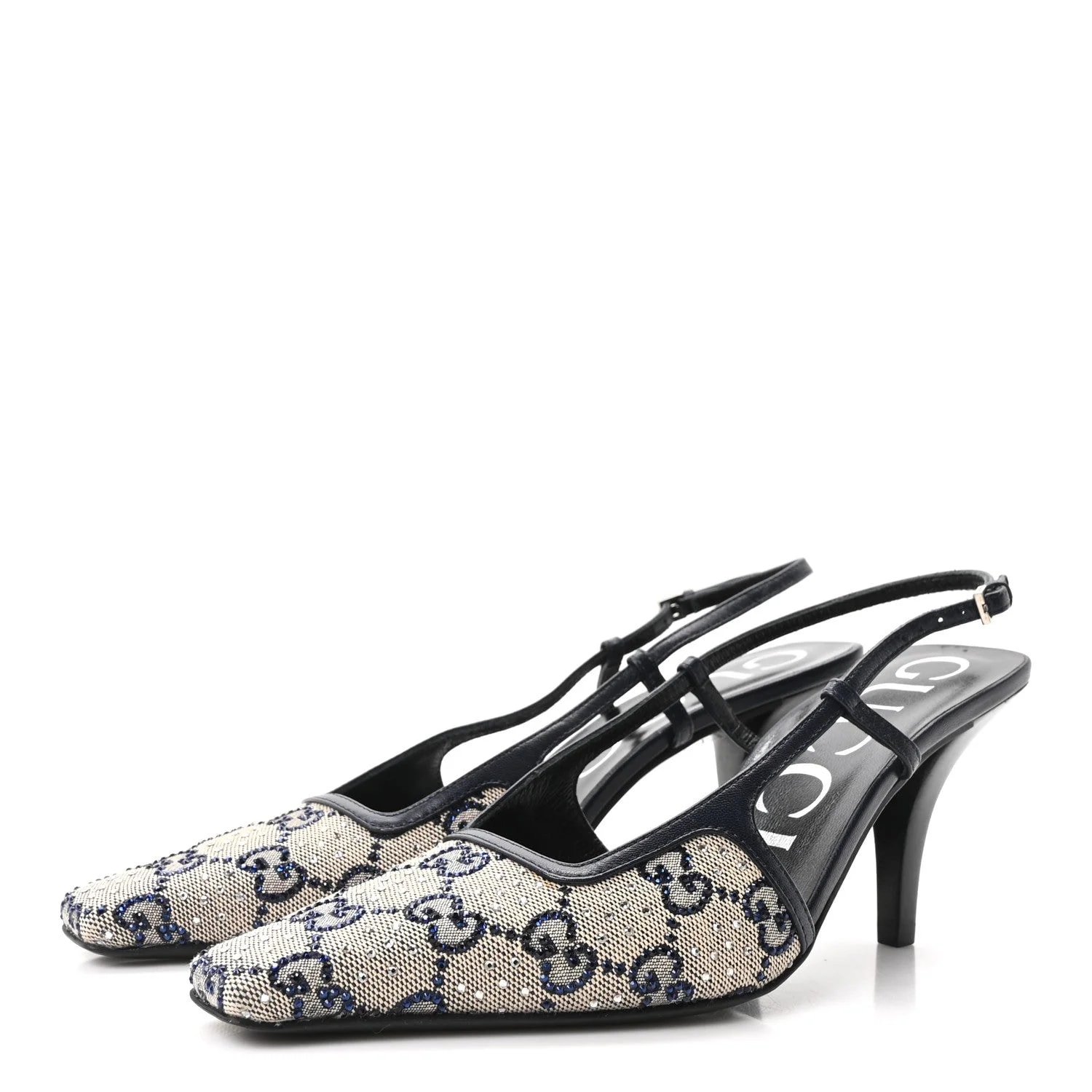GG Malaga Kid Square G 75mm Slingback 36.5 4