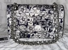 Authentic Chanel Cat Emoticon Classic Double Flap Medium 2