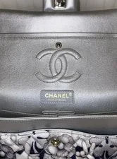 Authentic Chanel Cat Emoticon Classic Double Flap Medium 4