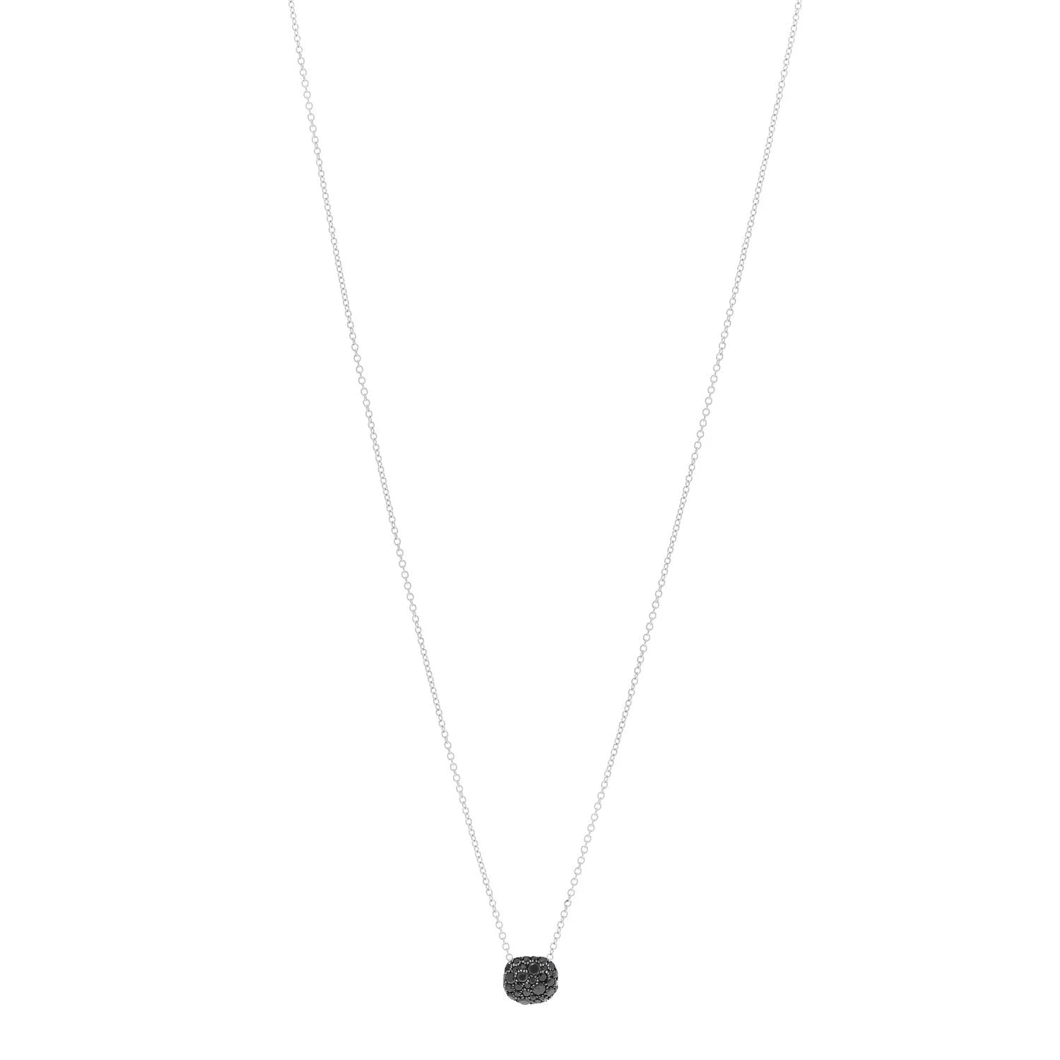 David Yurman — 18K White Gold Black Diamond Cushion — Jewelry — resale
