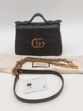 Gucci Chevron Marmont Matelasse Top Handle Eb0626rxzsa 2