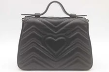 Gucci Chevron Marmont Matelasse Top Handle Eb0626rxzsa 3