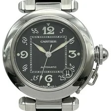 Cartier Pasha C Automatic W31043M7 35mm Black Dial Date