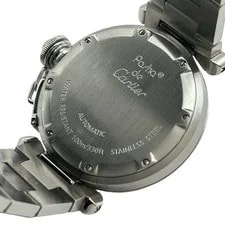 Cartier Pasha C Automatic W31043M7 35mm Black Dial Date 2