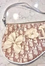 Christian Dior Y2K Girly Trotter Floral Rhinestone 2