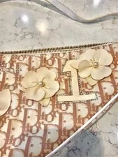 Christian Dior Y2K Girly Trotter Floral Rhinestone 3