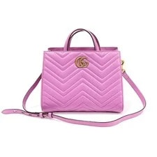 Gucci — Gucci Matelassé Chevron GG Marmont Small Top Handle 2WAY 138332926 [P] — Handbag — resale