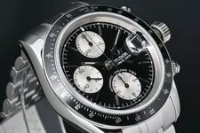 Tudor Prince Date ChronoTime 79260P Cal.7750 Chronograph SS Silver Black 2