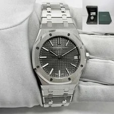 Audemars Piguet — Audemars Piguet Royal Oak 15510ST 41MM Grey Dial Steel Box Papers — Watch — resale