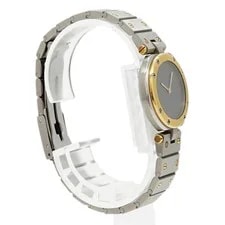 Cartier Santos Vend?me SM 84041488 Quartz Gray Dial Ss/yellow Gold 3