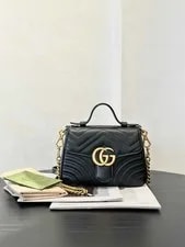 Gucci GG Marmont Small Top Handle Matelasse 2