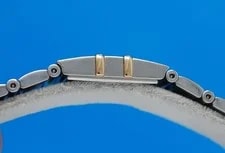 Omega Constellation Quadra 18K Gold White MOP Dial Diamond 1335.76 3