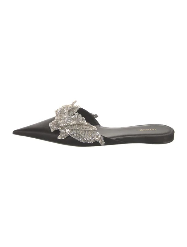Balenciaga — Sequin Embellishments Mules — Designer Shoe — resale