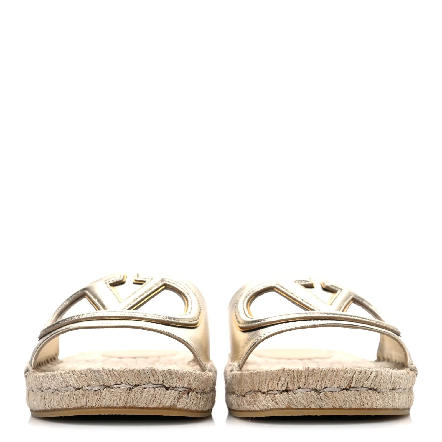 Laminated Napa Vlogo Cut Out Espadrille Slide 36 3