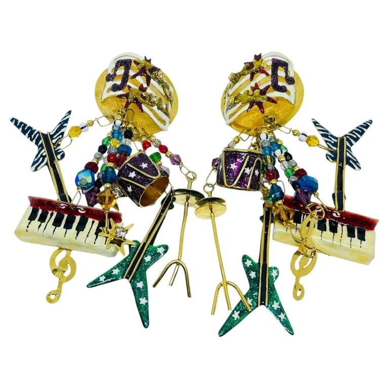 Lunch at the Ritz — Lunch AT THE Ritz '89 Signed Tone Enamel Music — Jewelry — resale
