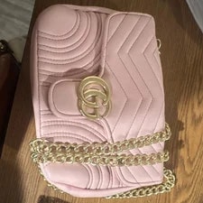 Gucci — Gucci GG Marmont Chevron Chain Strap Logo — Handbag — resale