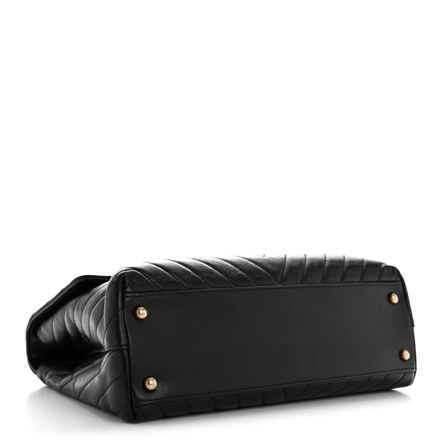 Chevron Medium Coco Handle Flap 4