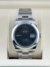 Rolex — 2026 Rolex Datejust "Wimbledon" 41MM Slate Dial Oyster Bracelet (126300) — Watch — resale