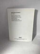IWC — IWC Instruction Libretto Booklet Portofino Automaticref. 3563 — Watch — resale