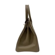 Hermes Birkin 30 D Stamp Etoupe Hardware #OK144 3