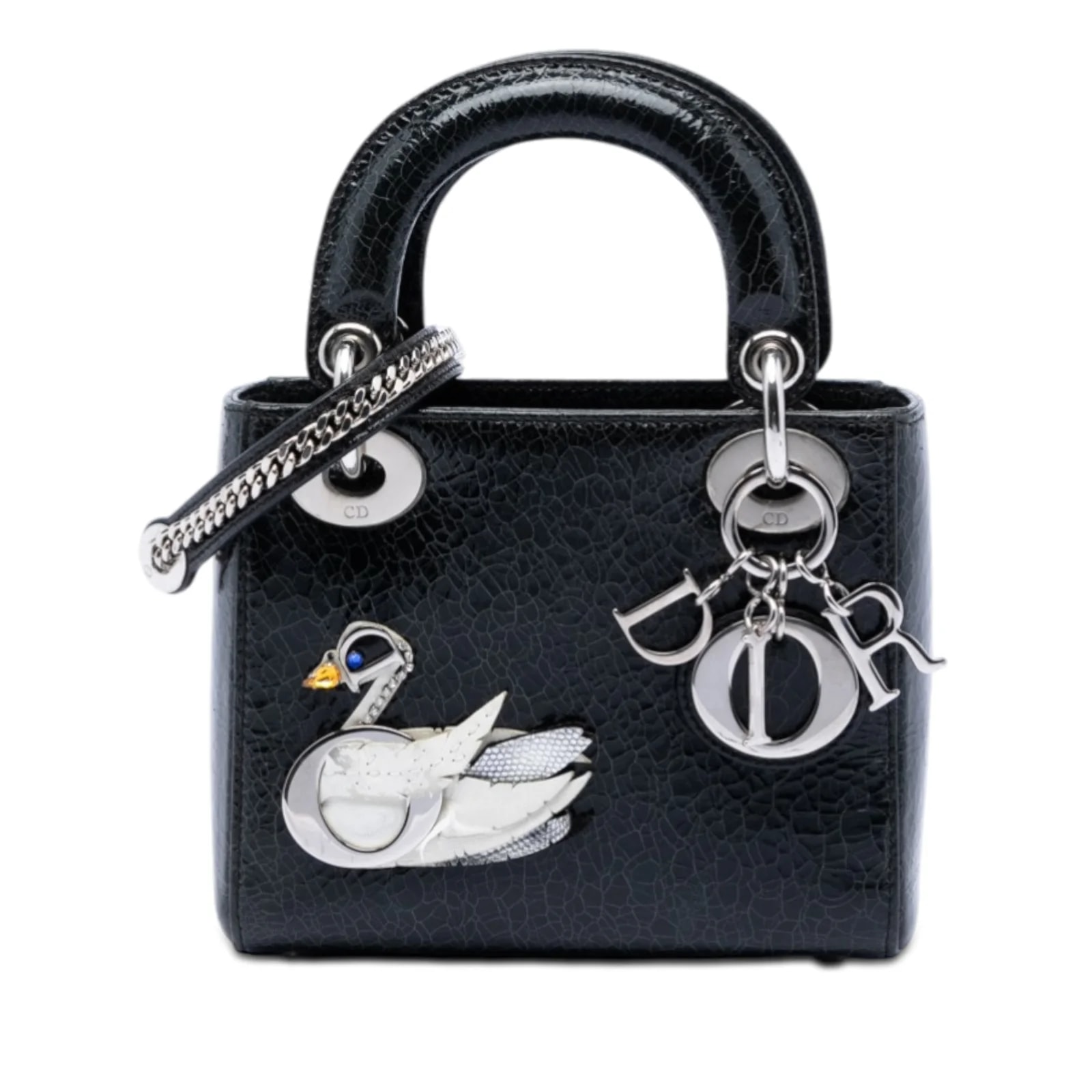 Dior — Mini Effect Jeweled Swan Lady Dior — Handbag — resale