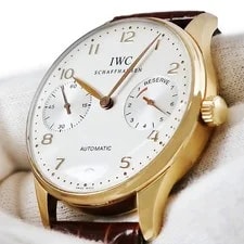 IWC Portugieser IW500004 18K Rose Gold 42mm Silver Dial Automatic 2000 #HDW193 4