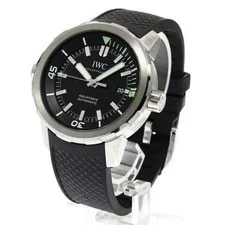 IWC Aquatimer IW329001 44mm SS Black Dial Automatic Date #C4939 2