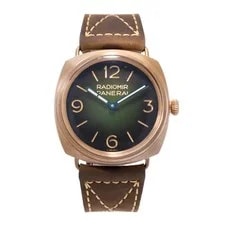 Panerai Radiomir Bronzo PAM 00760 47mm Green Arabic Dial Bronze Card 2