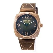 Panerai Radiomir Bronzo PAM 00760 47mm Green Arabic Dial Bronze Card 4