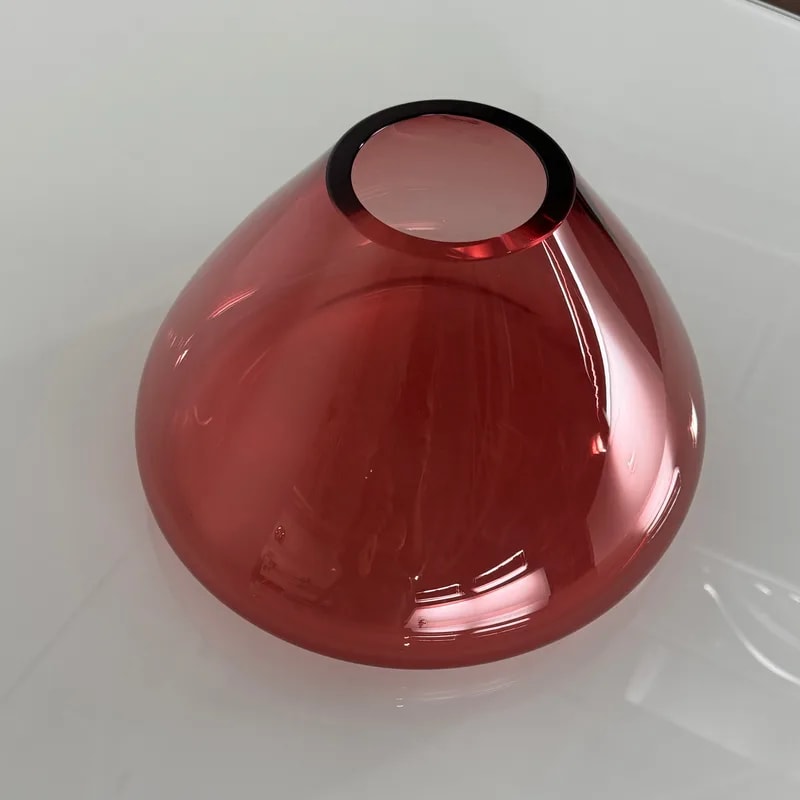 Arcade Pink Murano Glass Vase 3