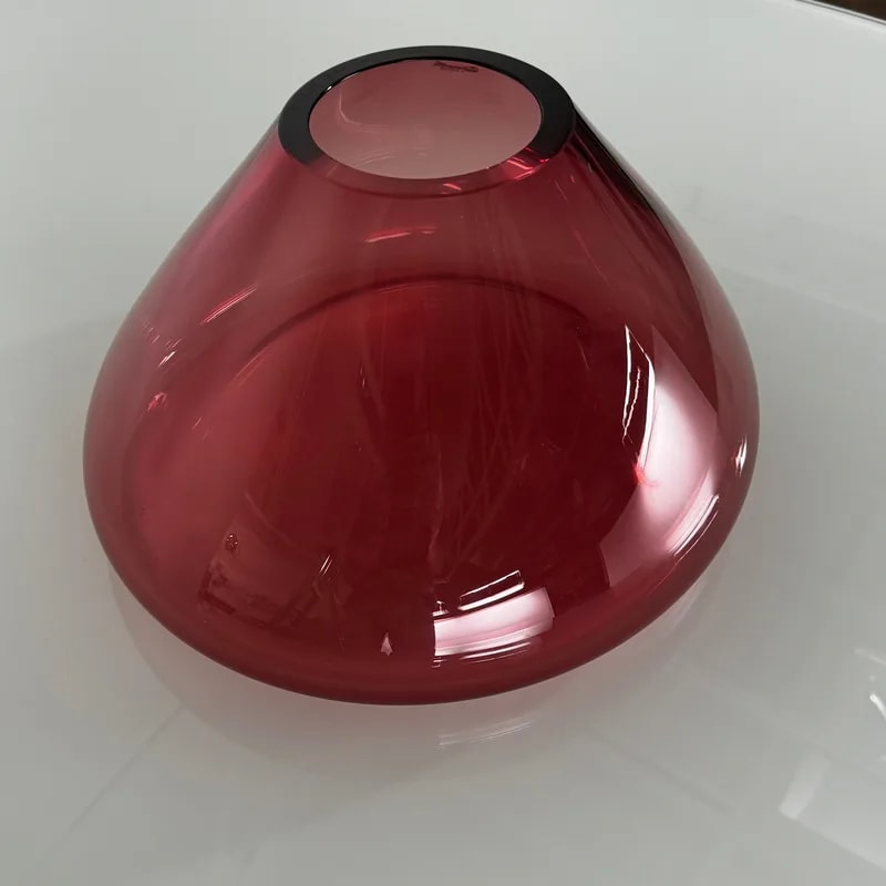 Arcade Pink Murano Glass Vase 4
