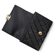 Chanel Matelassé Coco Mark Top Handle Flap Chain #BCB090 2
