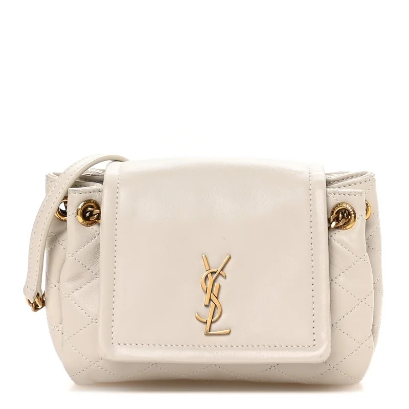 Saint Laurent — Mini Nolita Crema Soft — Handbag — resale