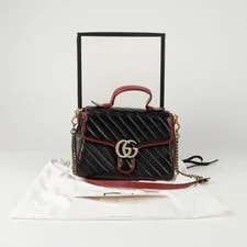 Gucci — Gucci GG Marmont Small Top Handle 152107262 — Handbag — resale