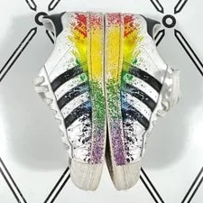 Adidas Superstar Pride Pack Paint Splatter 9.5 3