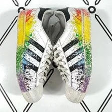 Adidas Superstar Pride Pack Paint Splatter 9.5 4