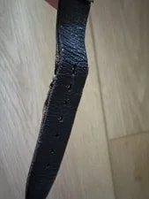 Must de Cartier Tank Swiss Burgundy Dial Gold Plated Lizard Strap 4