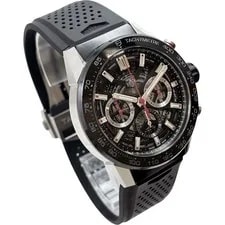 TAG Heuer Carrera CBG2A10.FT6168 45mm Stainless Steel Black Dial #KN369 3
