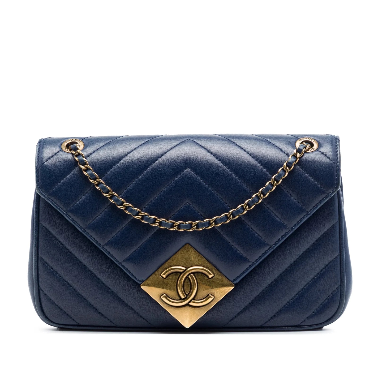 Chanel — Chevron Pyramid CC Flap — Handbag — resale