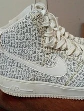 Size 11 Nike Air Force 1 07 LV8 High Just Do It Shoes 3