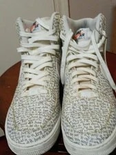 Size 11 Nike Air Force 1 07 LV8 High Just Do It Shoes 4