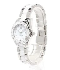 TAG Heuer Aquaracer Lady Steel & Ceramic Quartz White WAYD.BA0919 2
