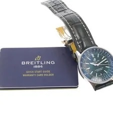 Breitling — Breitling Navitimer 41 A17326 41mm SS Green Dial Leather Strap Date #C136 — Watch — resale